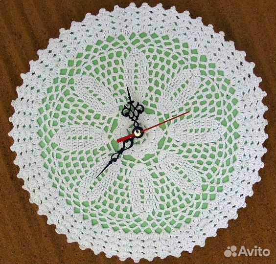 Часы интерьерные ручной работы