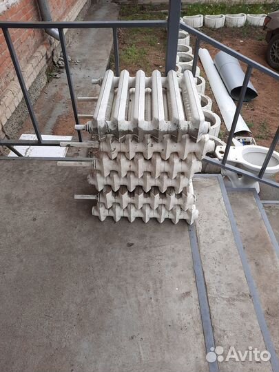 Чугунный радиатор 7 секций б/у