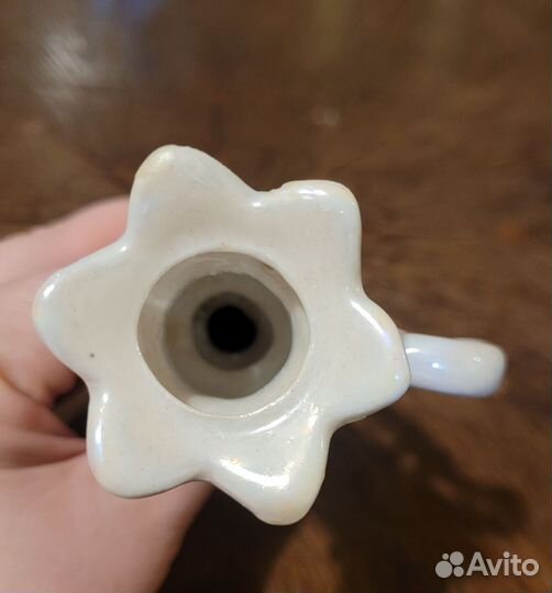 Фарфоровый подсвечник