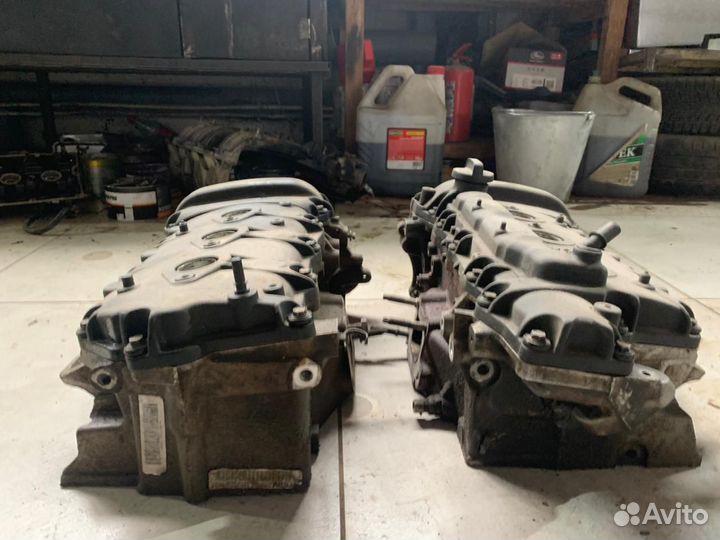 ГБЦ, крышка передняя, форсунки, насос масляный