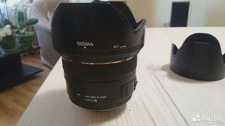 Объектив Sigma 50 mm. 1:1.4 для Nikon