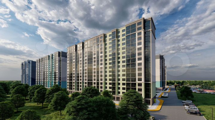 1-к. квартира, 43,8 м², 8/17 эт.