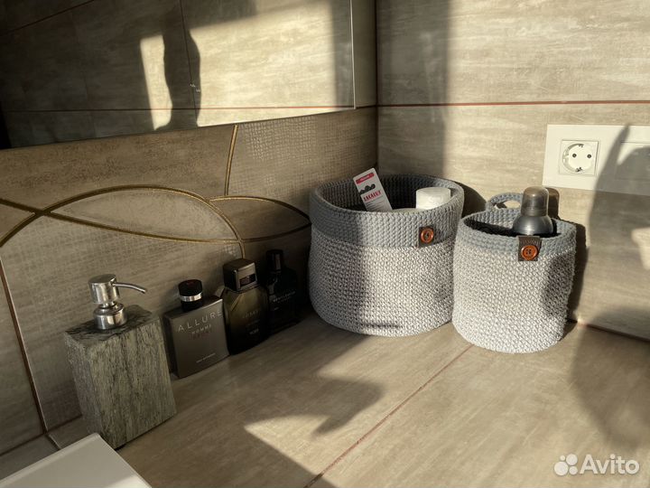 Джутовая корзина