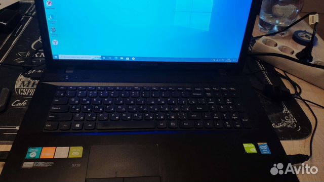 Ноутбук lenovo g710 в хорошем состоянии