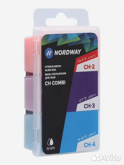 Набор мазей скольжения для лыж Nordway CH Combi