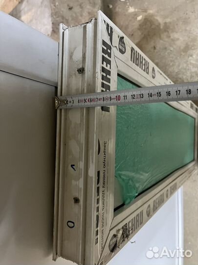 Окно пвх глухое 350/1050