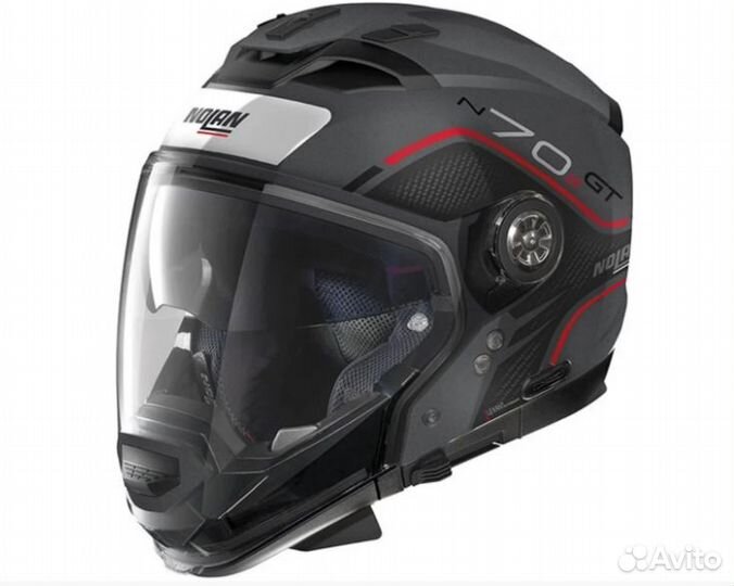 Мотошлем nolan N70-2 GT flywheel N-COM 52 Flat Lav