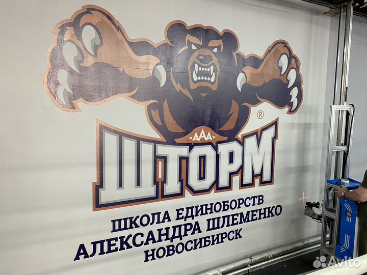 Роспись стен (печать на стенах)