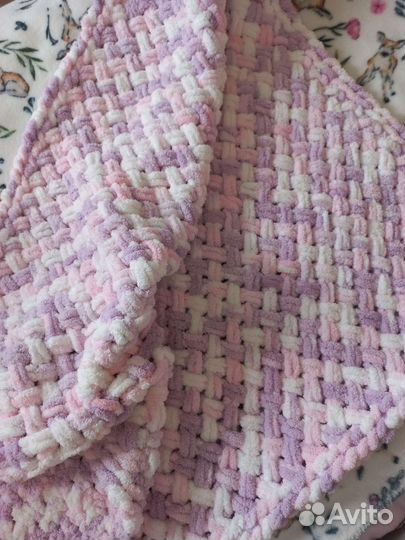 Плед детский плюшевый