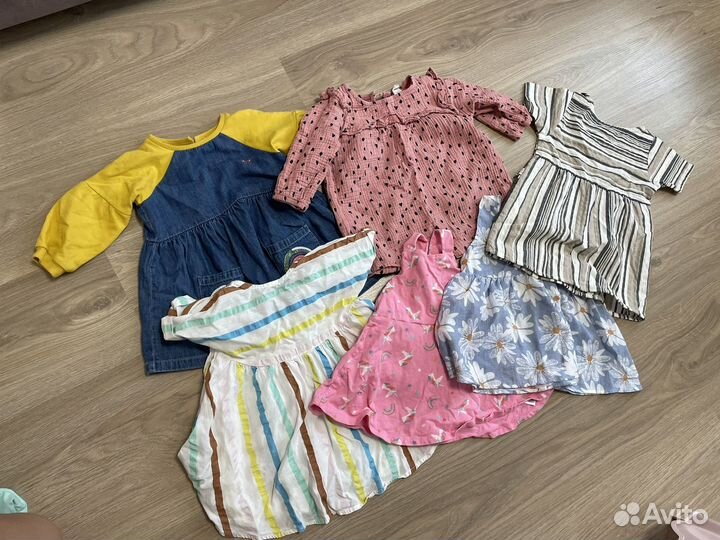 Вещи пакетом на девочку 80