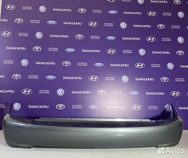 Бампер Задний Хендай Акцент Серый замок