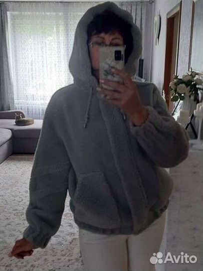 Шубка -курточка тедди