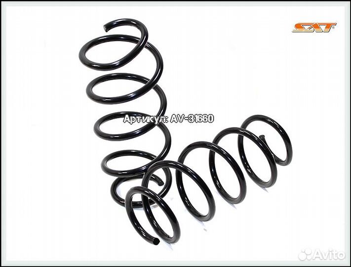 Комплект пружин 2шт передние skoda octavia 04-12 v