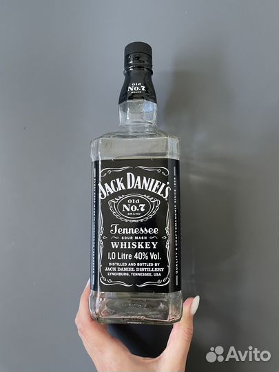 Бутылка Jack Daniels 1 литр Jack Daniel’s 2шт
