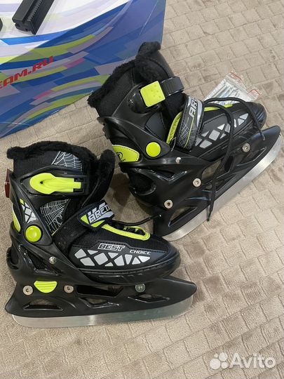 Коньки раздвижные детские, новые, размер 29-32