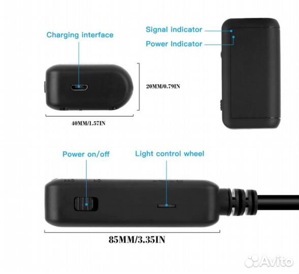 Эндоскоп Wi-fi FHD 1080 -изображение -отличное