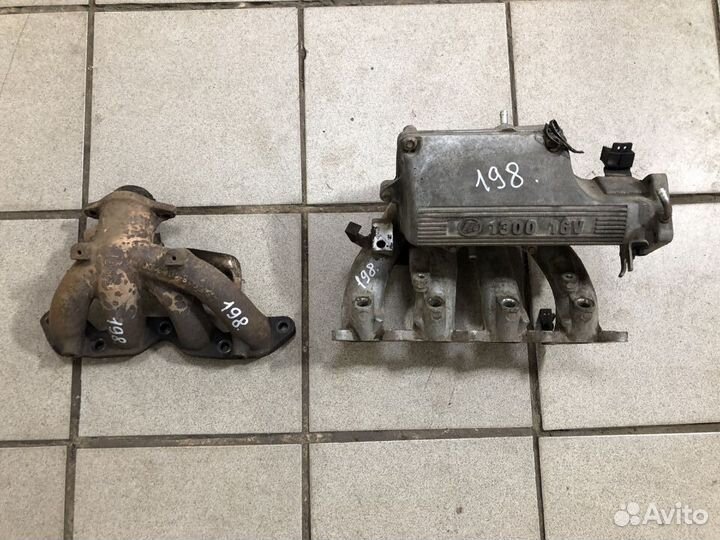 Впускной выпускной коллектор Lifan Breez 1.3 1.6