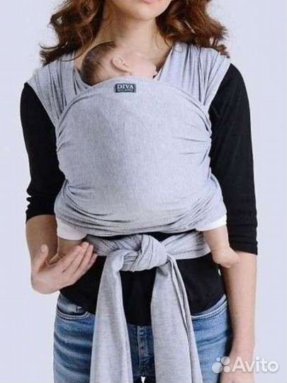 Слинг шарф diva milano трикотаж новый