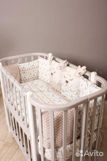 Детская кровать трансформер с маятником