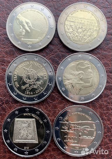 Евро Мальты.Люксембург. Фины