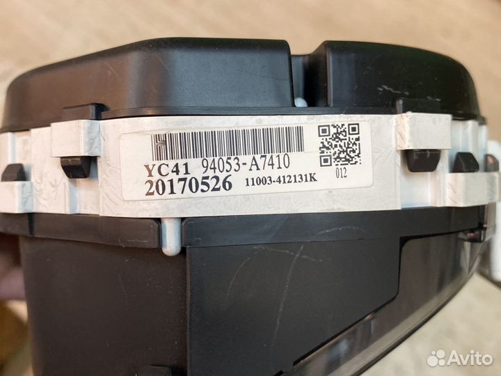 Kia Cerato 1.6 мт 2016- Щиток приборов б/у