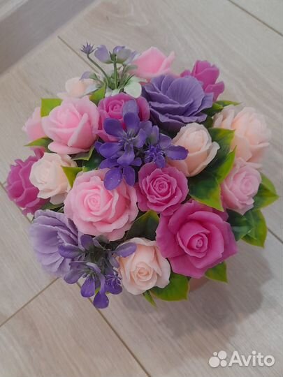 Цветы из мыла