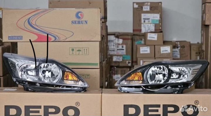 Фары ford focus 2