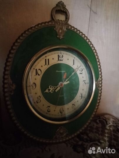Настенные часы СССР Янтарь