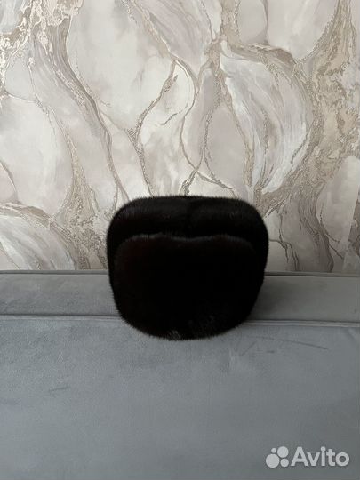 Норковая шапка мужская новая