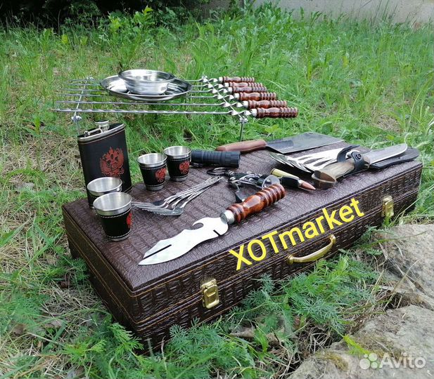 Набор шампуров в кейсе