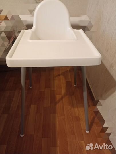 Детский стул и стол для кормления IKEA