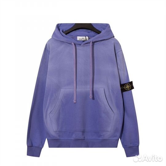 Худи Stone Island Silk Сиреневое