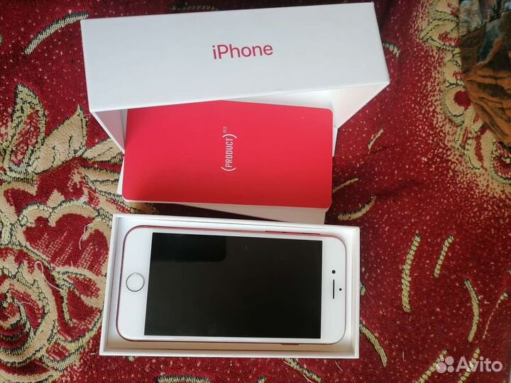 Телефон iPhone 7(product) Red 128gb
