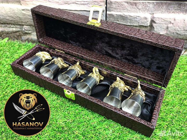 Подарочный набор для мужчин / рюмки перевёртыши