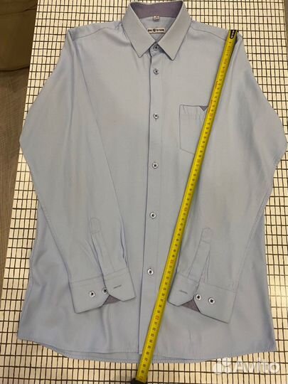 Рубашки голубые для школьника