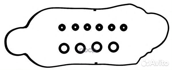 Комплект прокладок крышки клапанов 155380601 VI