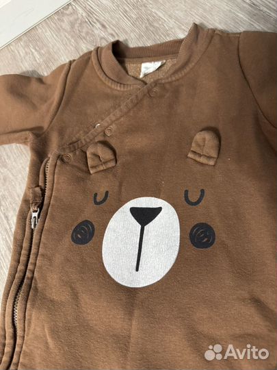 Флисовый комбинезон 80