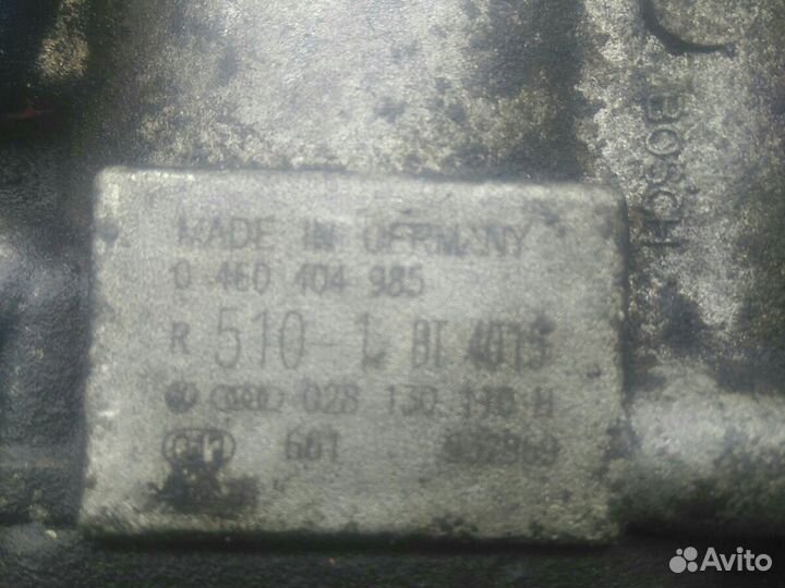 Тнвд Ауди / Фольксваген 1,9 тди