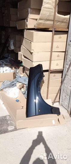 Крыло приора правое цвет черный чёрная пантера