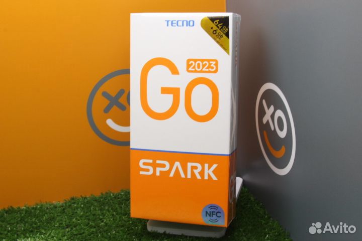 Телефон Tecno Spark Go (2023) 64Gb Ram 3Gb Nebula