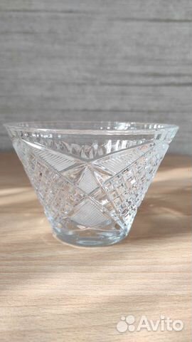 Хрустальная ваза для конфет