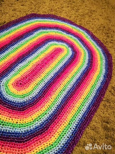 Овальный коврик