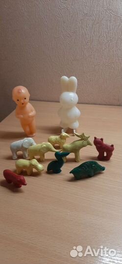 Игрушки СССР и счетные палочки СССР