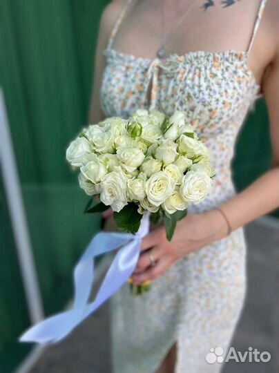 Цветы розы букет