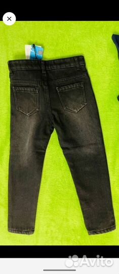 Джинсы для мальчика утеплённые