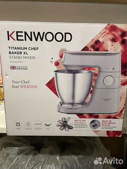 Кухонная машина Kennwood Titanium Chef Baker XL