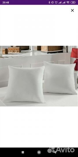 Наволочки белые 40/40 новые