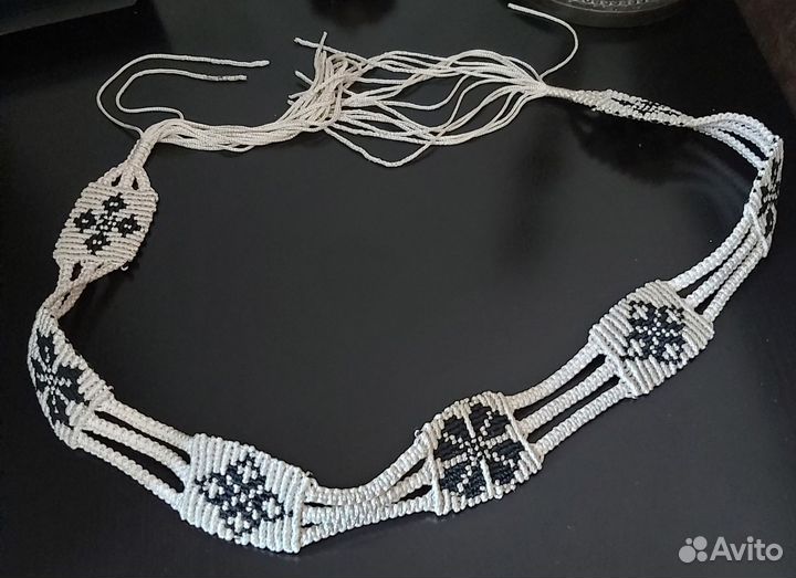 Пояс в этностиле ручная работа