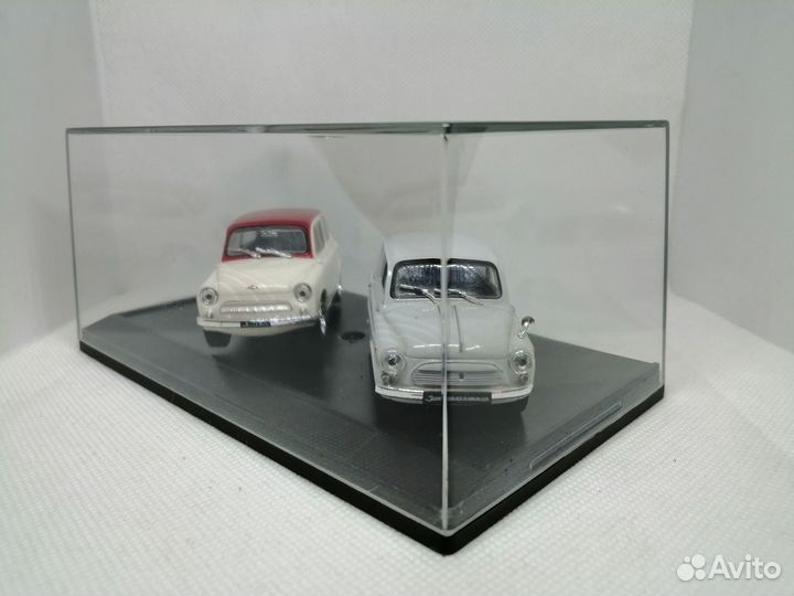 Модели Москвич-444 и заз-965аэ «Запорожец»