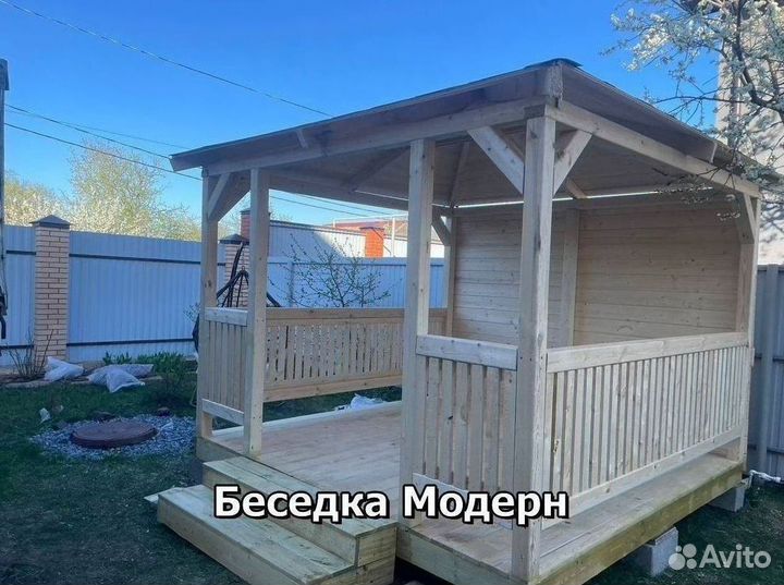 Беседки. Привезём и установим за 1 день